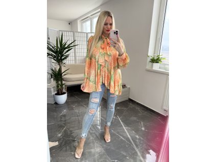 Blúzka Saila oranžová