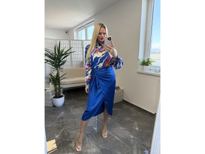 Midi sukňa Ferisa modrá