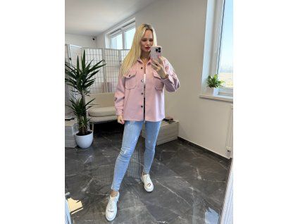 Jarná bunda Leah ružová