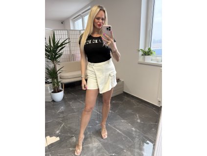 Skort Folyrose béžová