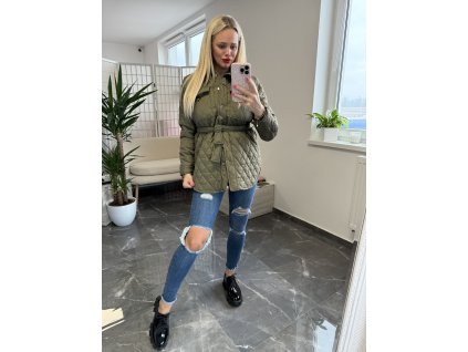 Jarná bunda Laisy army zelená