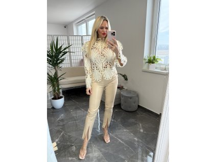 Čipkovaná blúzka Leski