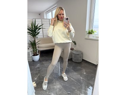 Športové legíny Shetty béžová
