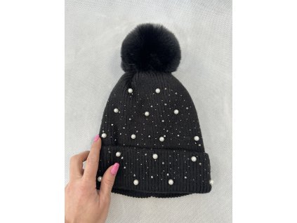 Čiapka s perličkami Kelso