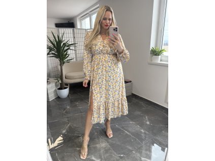 Kvetované šaty Margi