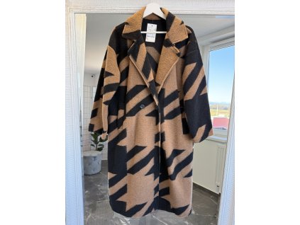 Kabátik Sirlo hnedo-čierny