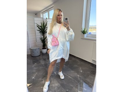 Mikinove šaty Venis biela