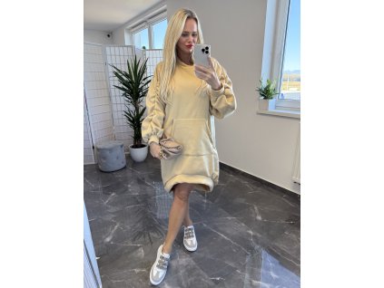 Mikinove šaty Venis bežová