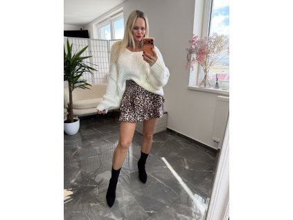 Volánova krátka sukňa Gizy