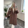 Kabát Stefio tm. hnedá