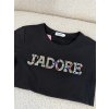 Tričko Jadore čierna