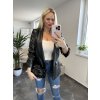 Koženkove sako Katy čierna