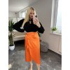 Midi sukňa Ferisa oranžová