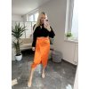 Midi sukňa Ferisa oranžová