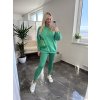 Komplet mikina + legíny Diaz zelená
