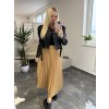 Skladaná sukňa Laney hnedá