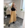 Skladaná sukňa Laney hnedá