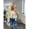 Koženkova bunda Rafa béžová