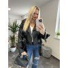 Koženkova bunda Rafa čierna