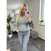Koženkova bunda Lloria sivá