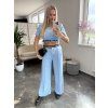 Komplet crop top + nohavice Risso