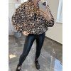 Saténová bunda leopard hnedá Gillam