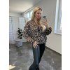 Saténová bunda leopard hnedá Gillam