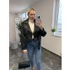 Koženkova bunda Thyma čierna
