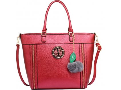 Anna Grace Moderní kabelka AG00404_BURGUNDY