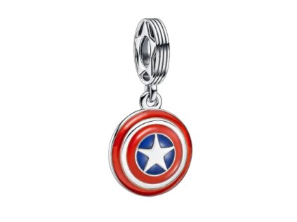 Royal Fashion stříbrný přívěsek Marvel štít Capitan Amerika Avengers M6