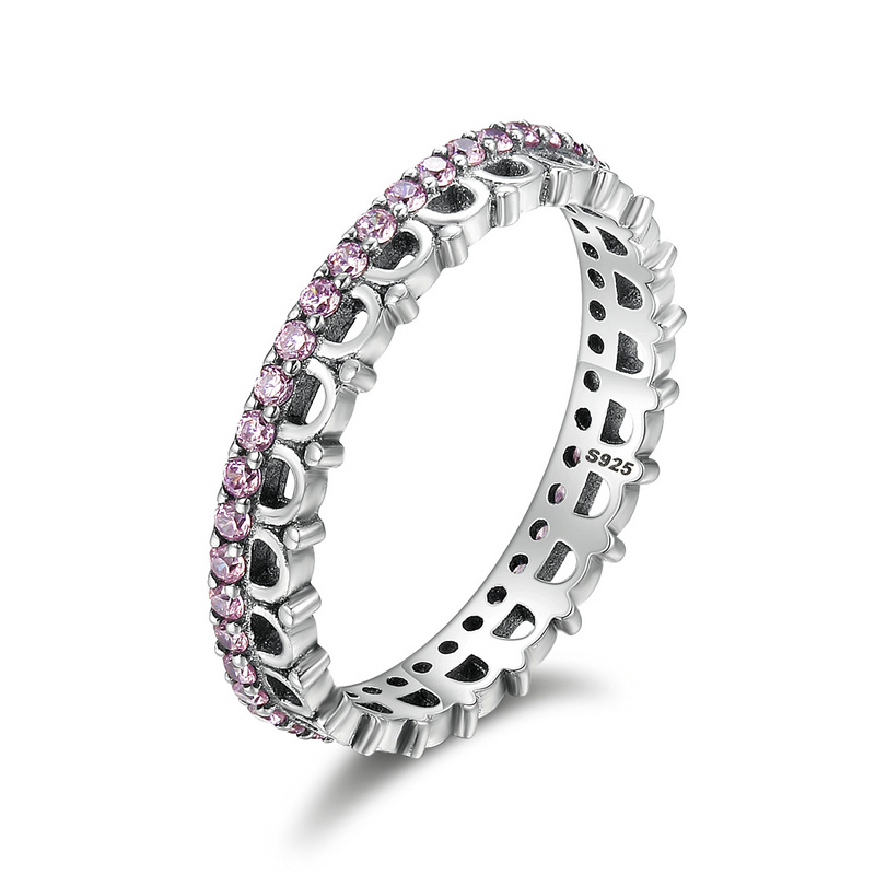 Royal Fashion prsten Korunka Pink SCR095 Velikost: 8 (EU: 57-58)