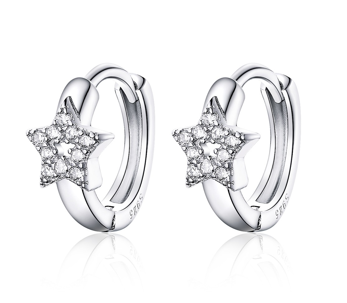 Royal Fashion náušnice Svítivé hvězdičky BSE172