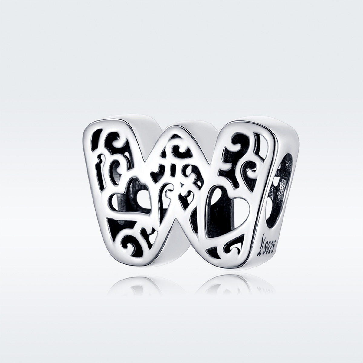 Royal Fashion přívěsek Milované filigránové písmenko SCC1229 Vyberte Písmenko: W