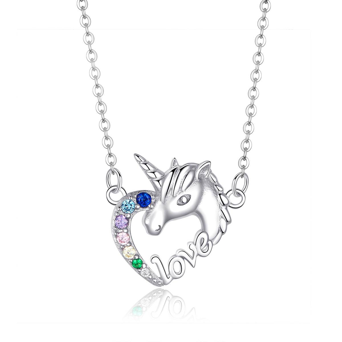 Royal Fashion náhrdelník Jednorožec Unicorn SCN348