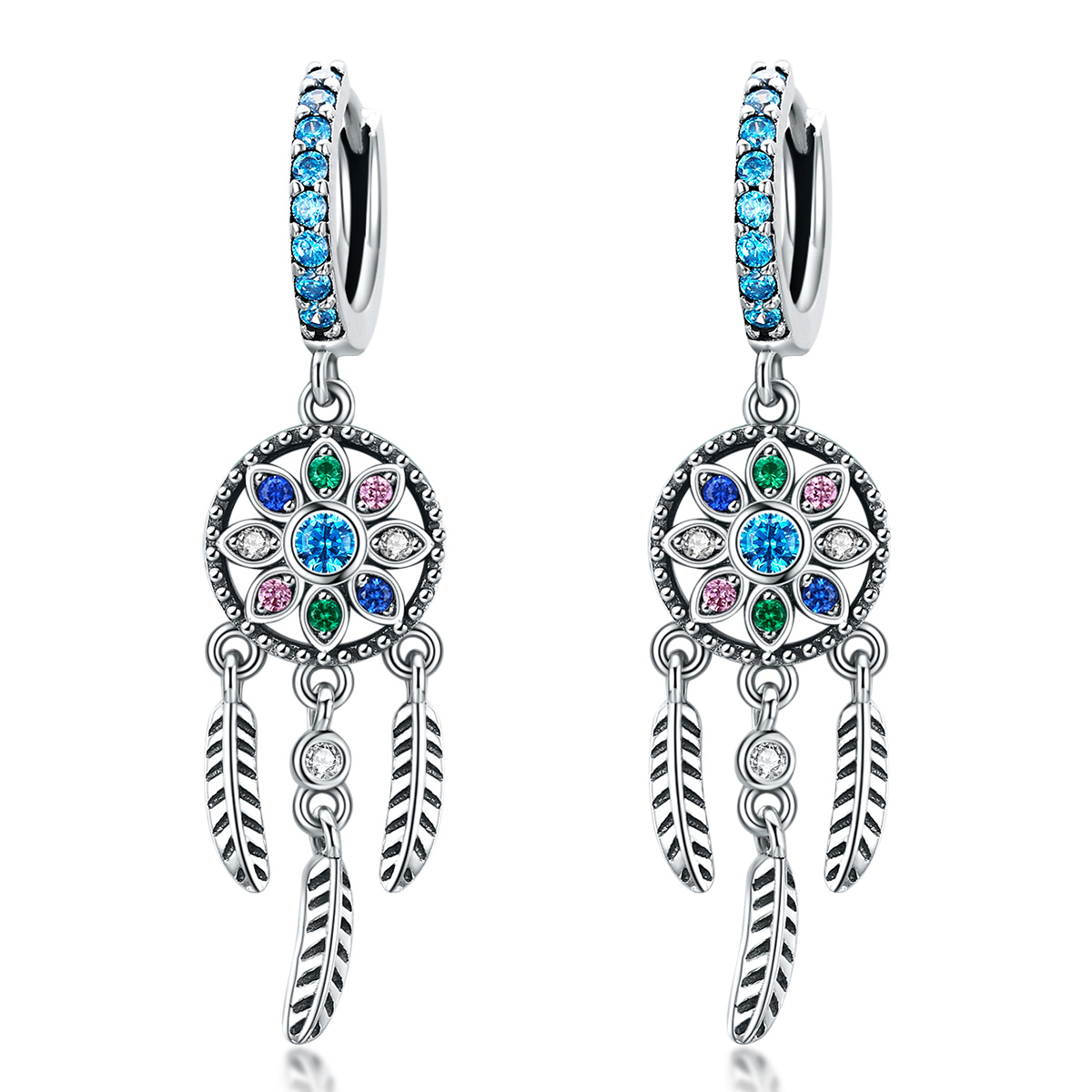 Royal Fashion náušnice Spirituální lapače snů SCE713