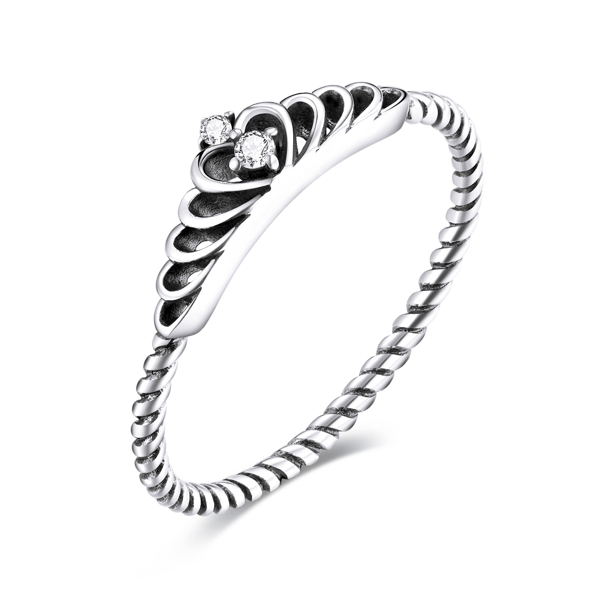 Royal Fashion prsten Princeznina korunka SCR663 Velikost prstenu: 54,4 mm