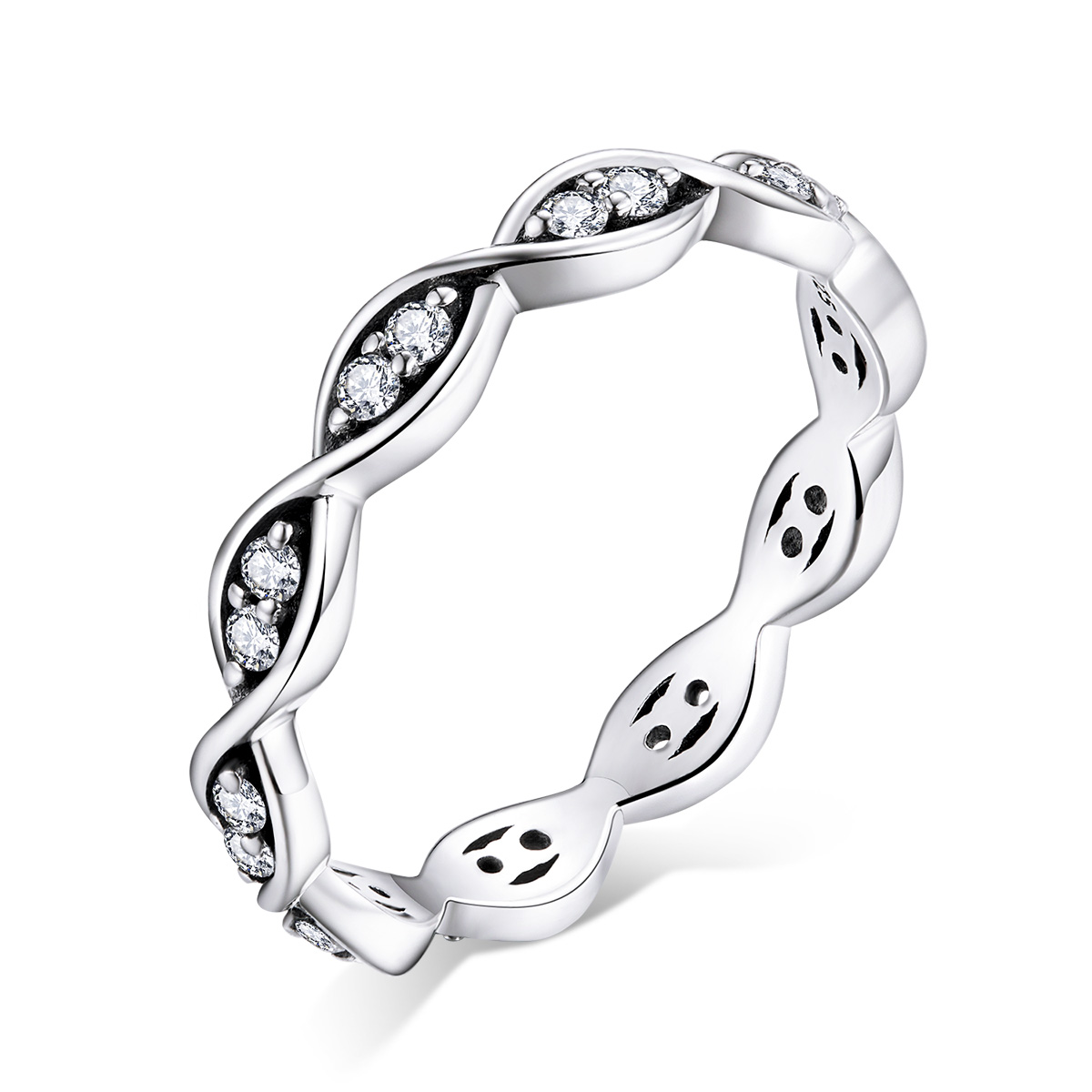 Royal Fashion prsten Elegantní linie SCR665 Velikost: 6 (EU: 51-53)