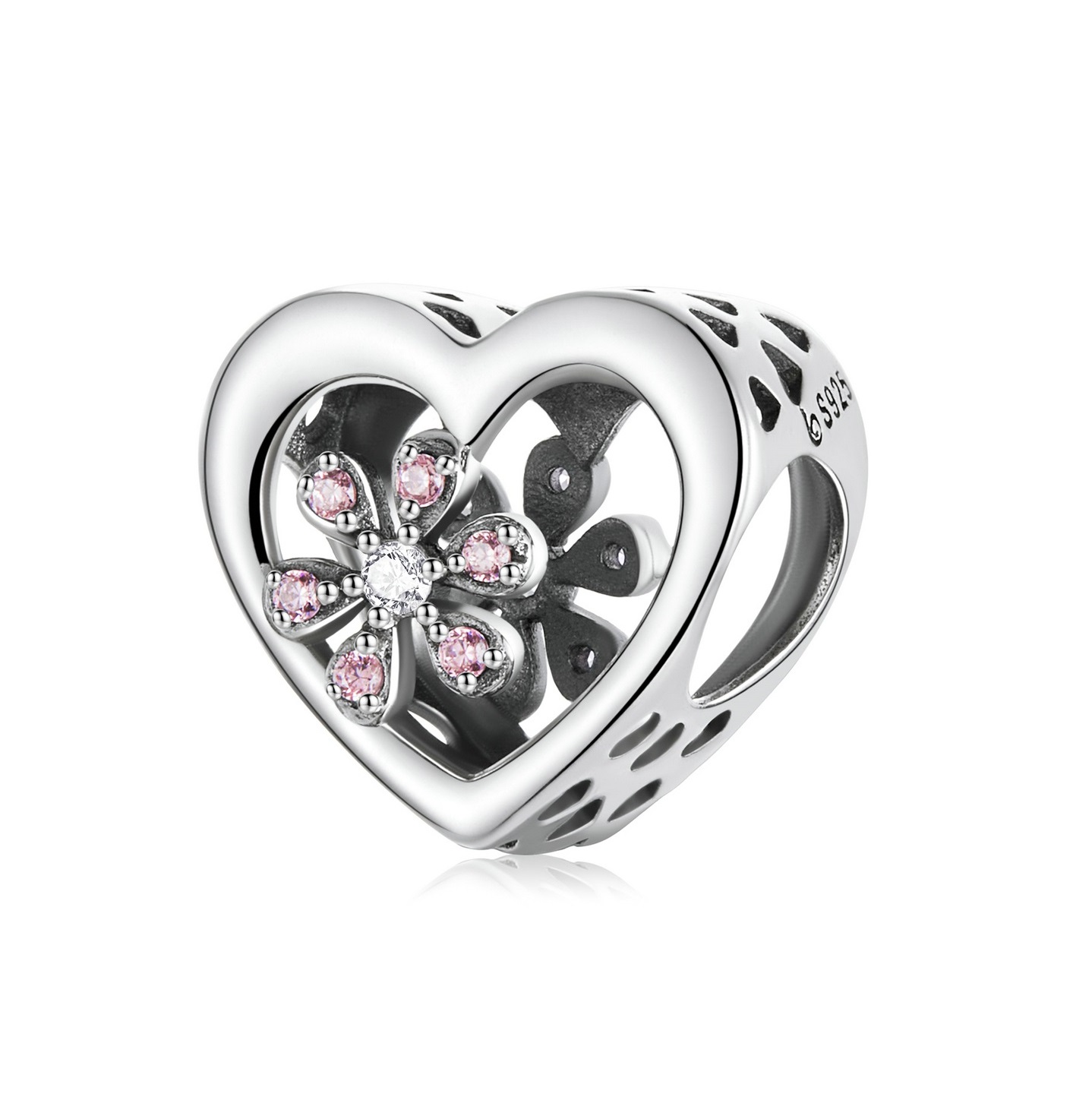 Royal Fashion stříbrný přívěsek Romantická květina BSC570