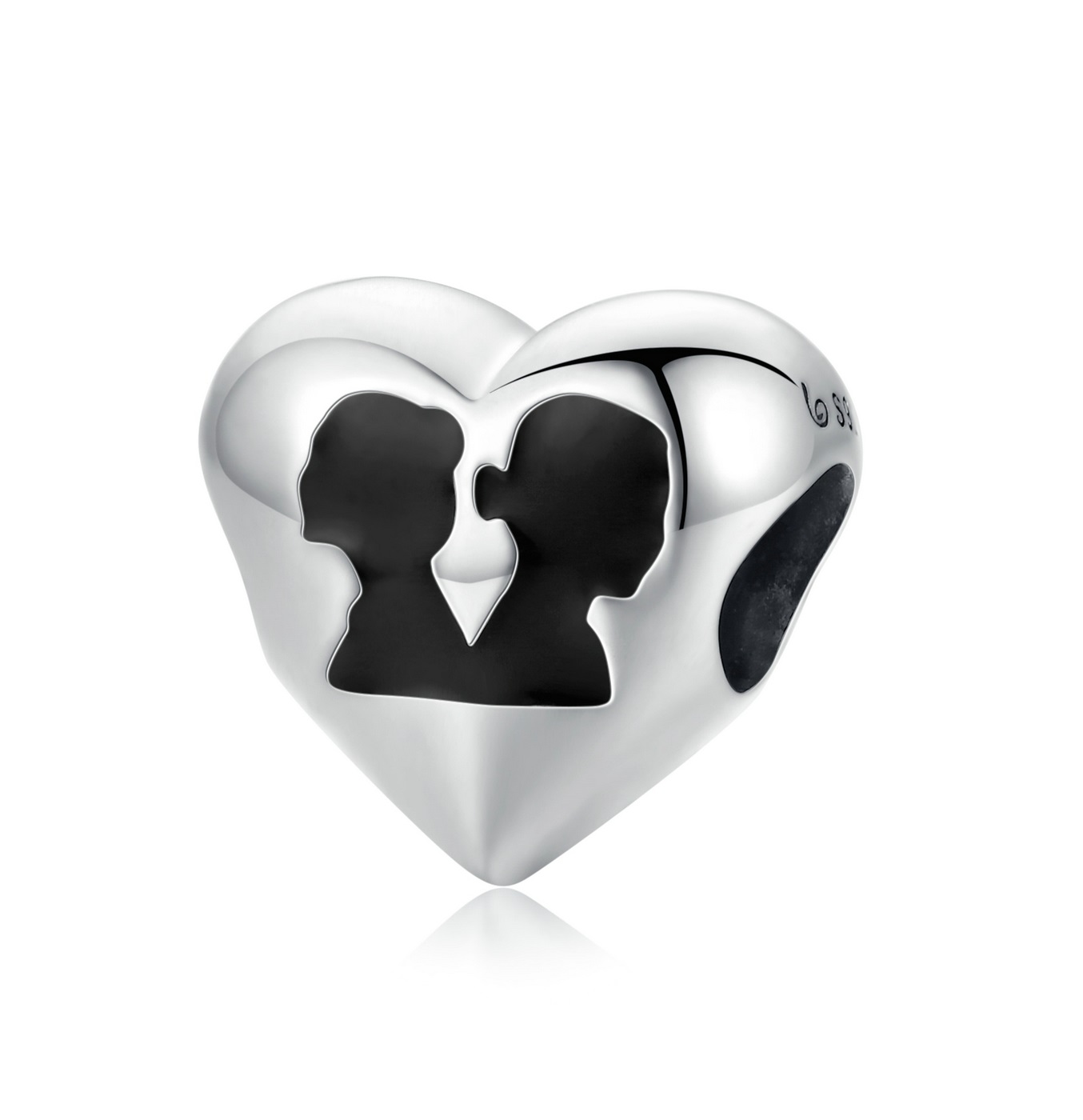 Royal Fashion stříbrný přívěsek Silueta přátelství BSC549