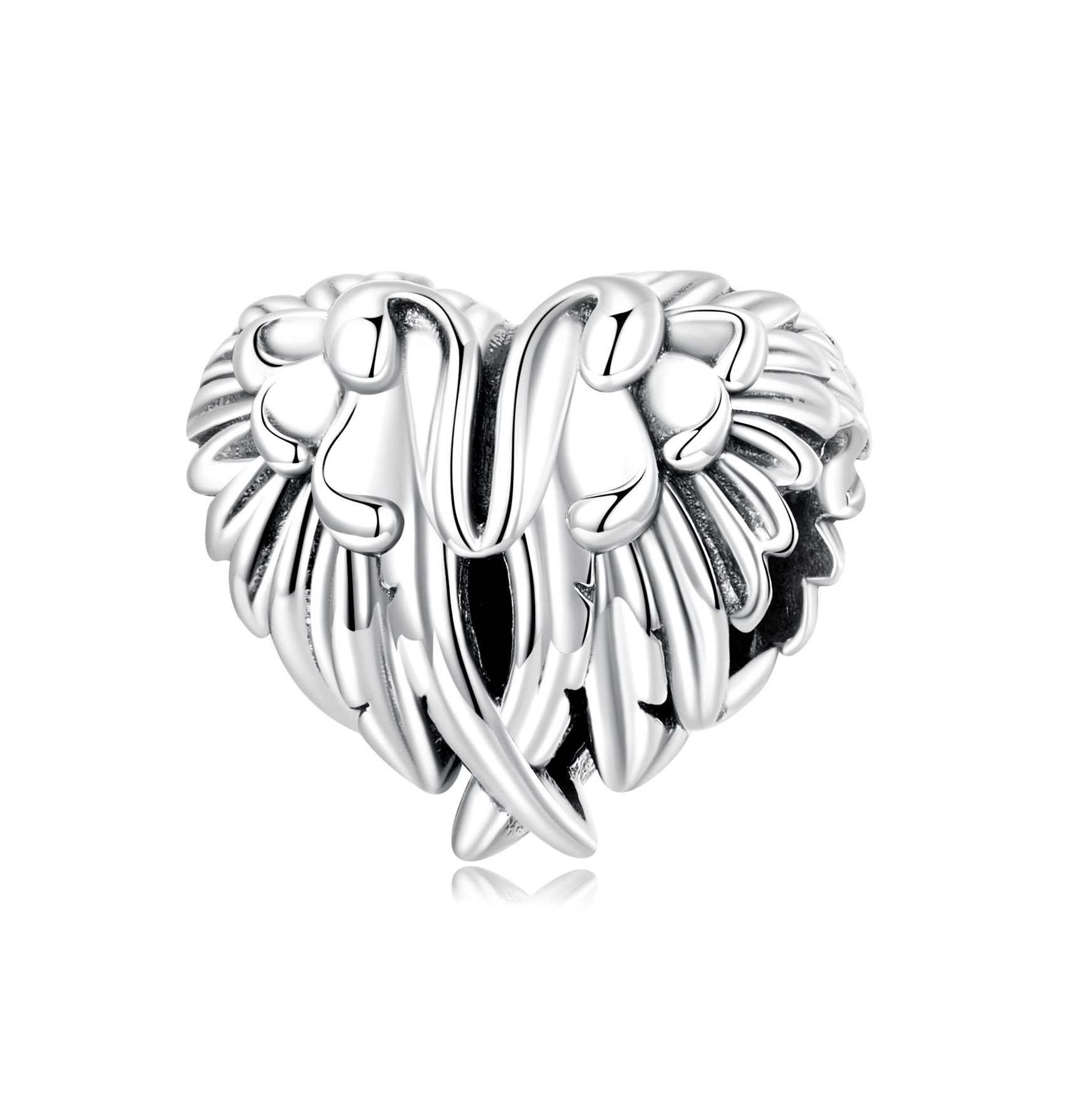 Royal Fashion stříbrný přívěsek Okřídlené srdce SCC2285