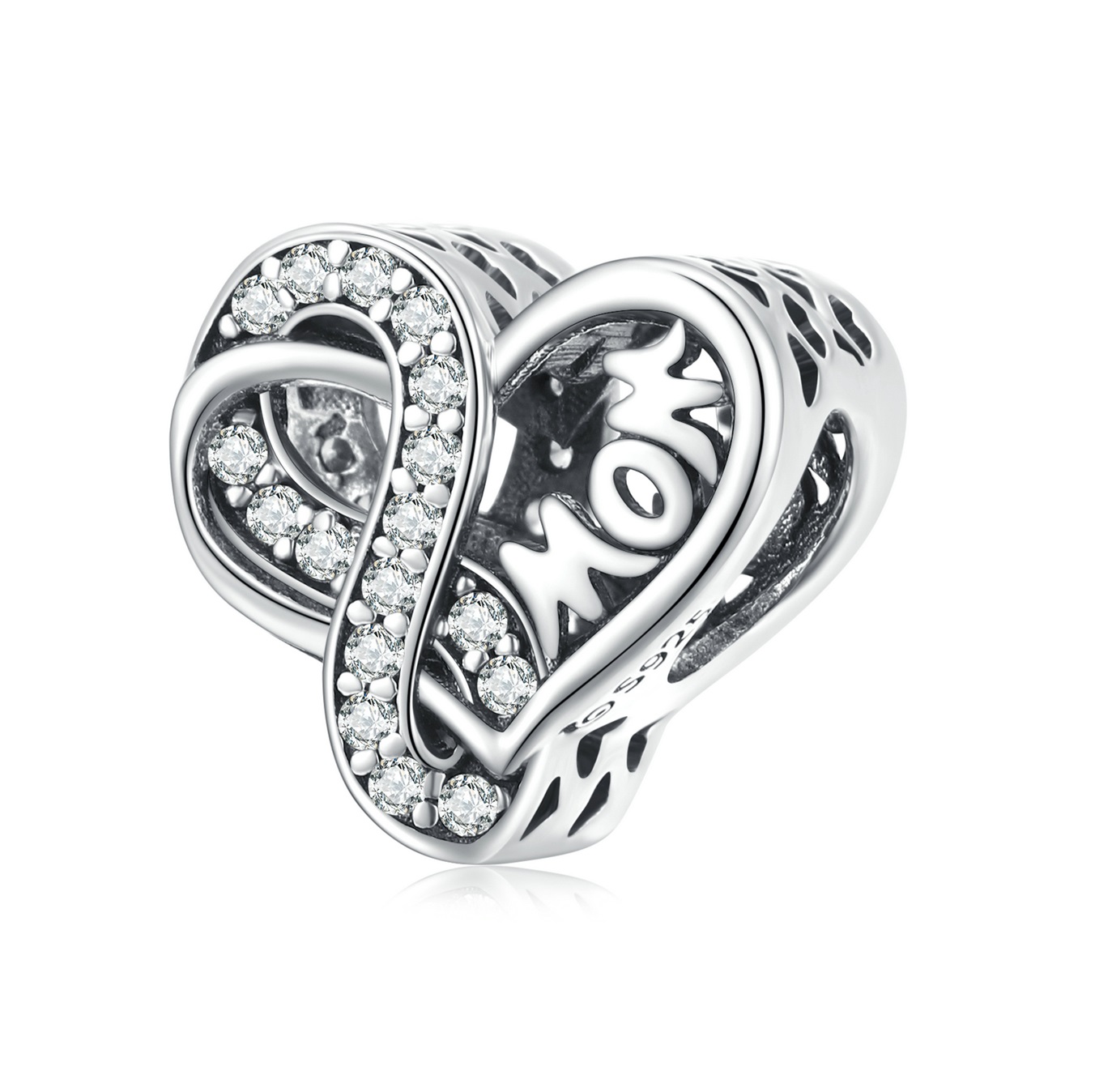 Royal Fashion stříbrný přívěsek Milovaná maminka BSC516