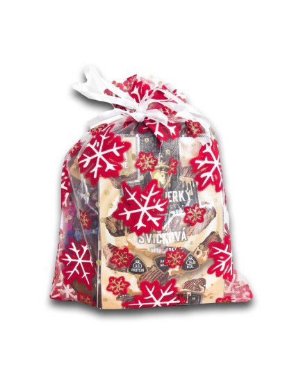Vánoční balíček (2x jerky + 2x sýr + 1x sladký popcorn)