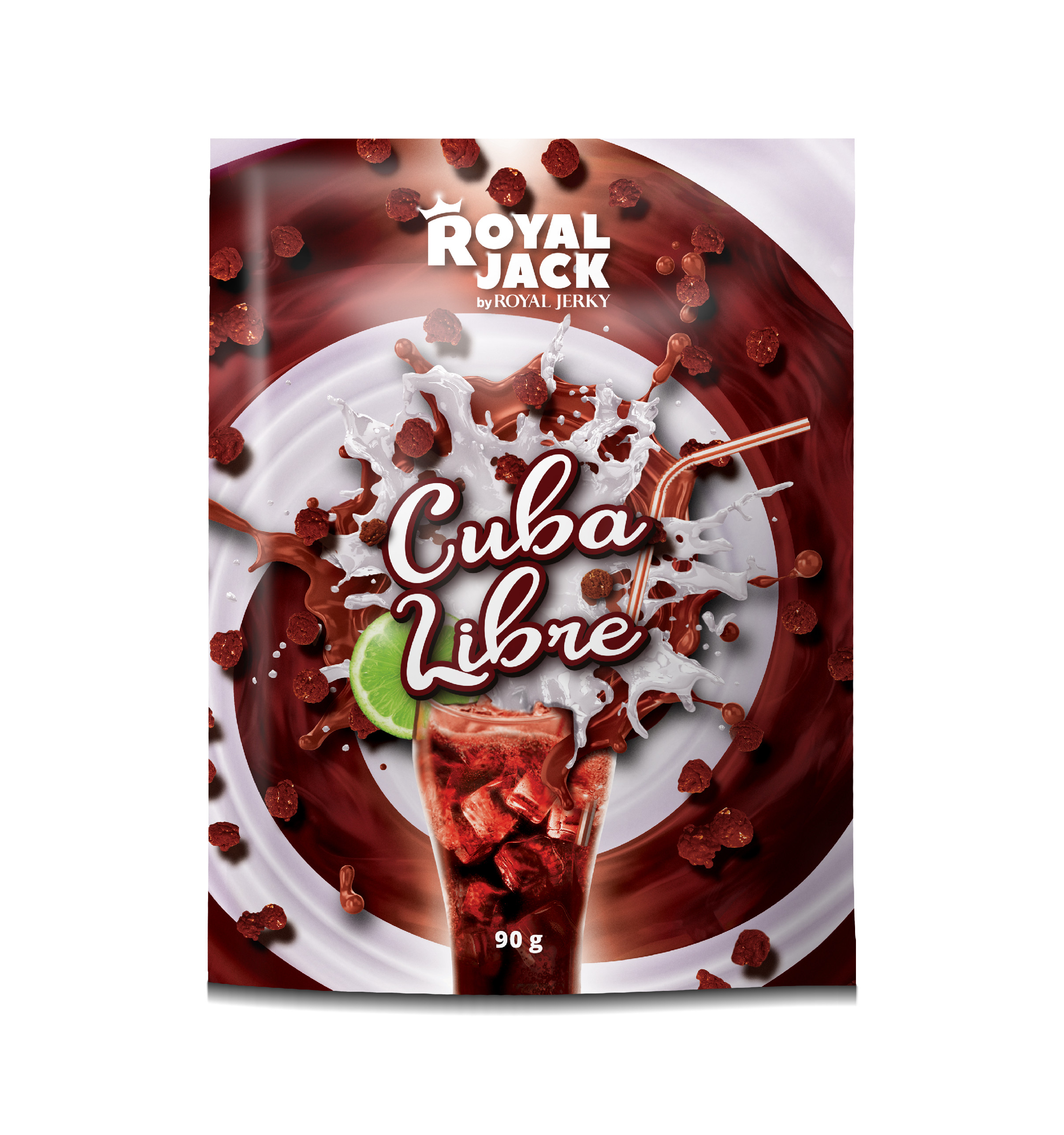 Levně Royal Jack - sladké dobroty Royal Jack - Cuba Libre (popcorn v mléčné čokoládě s příchutí Cuba libra)