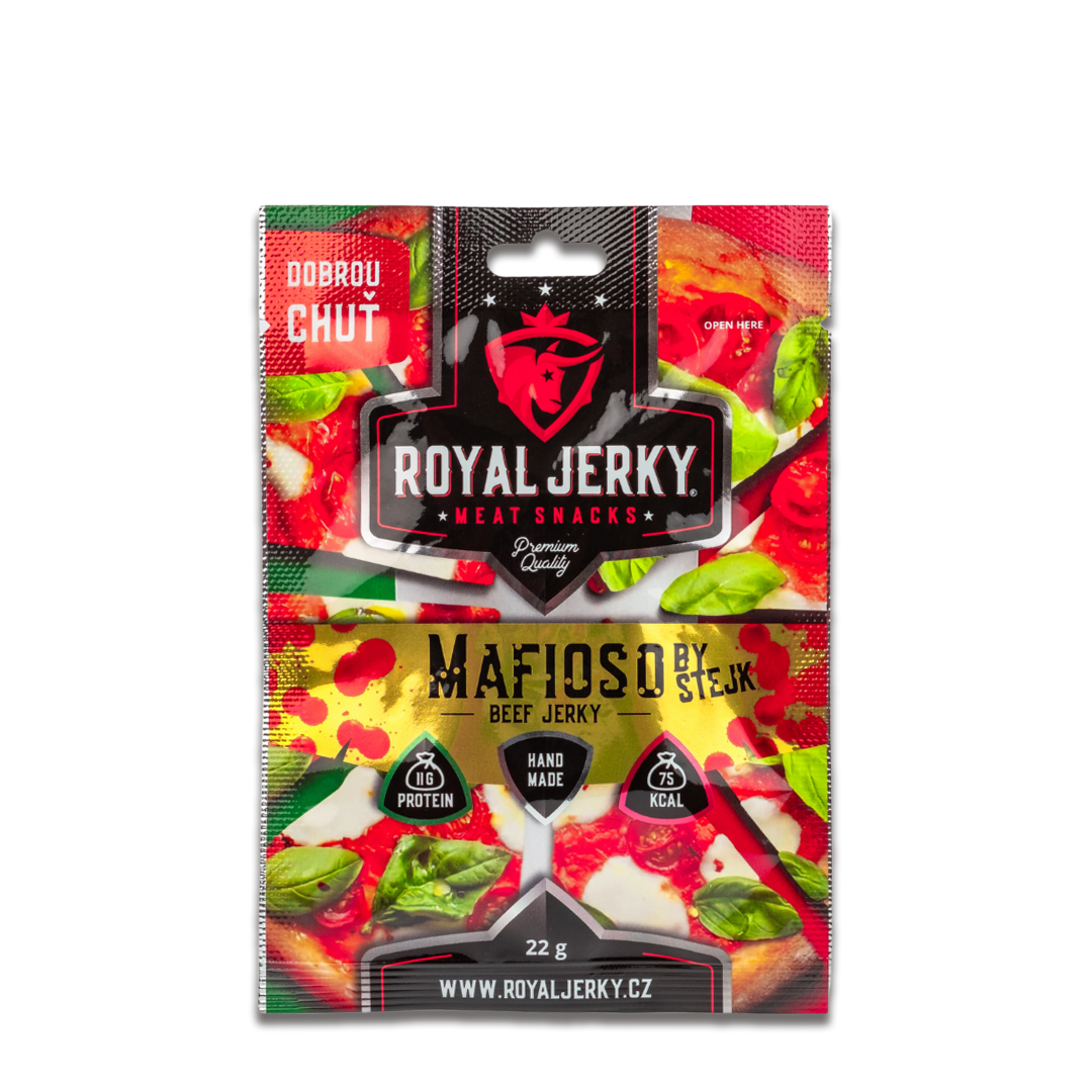 Levně Sušené maso – Royal Jerky | Hovězí, Mafioso by Stejk | 22 g