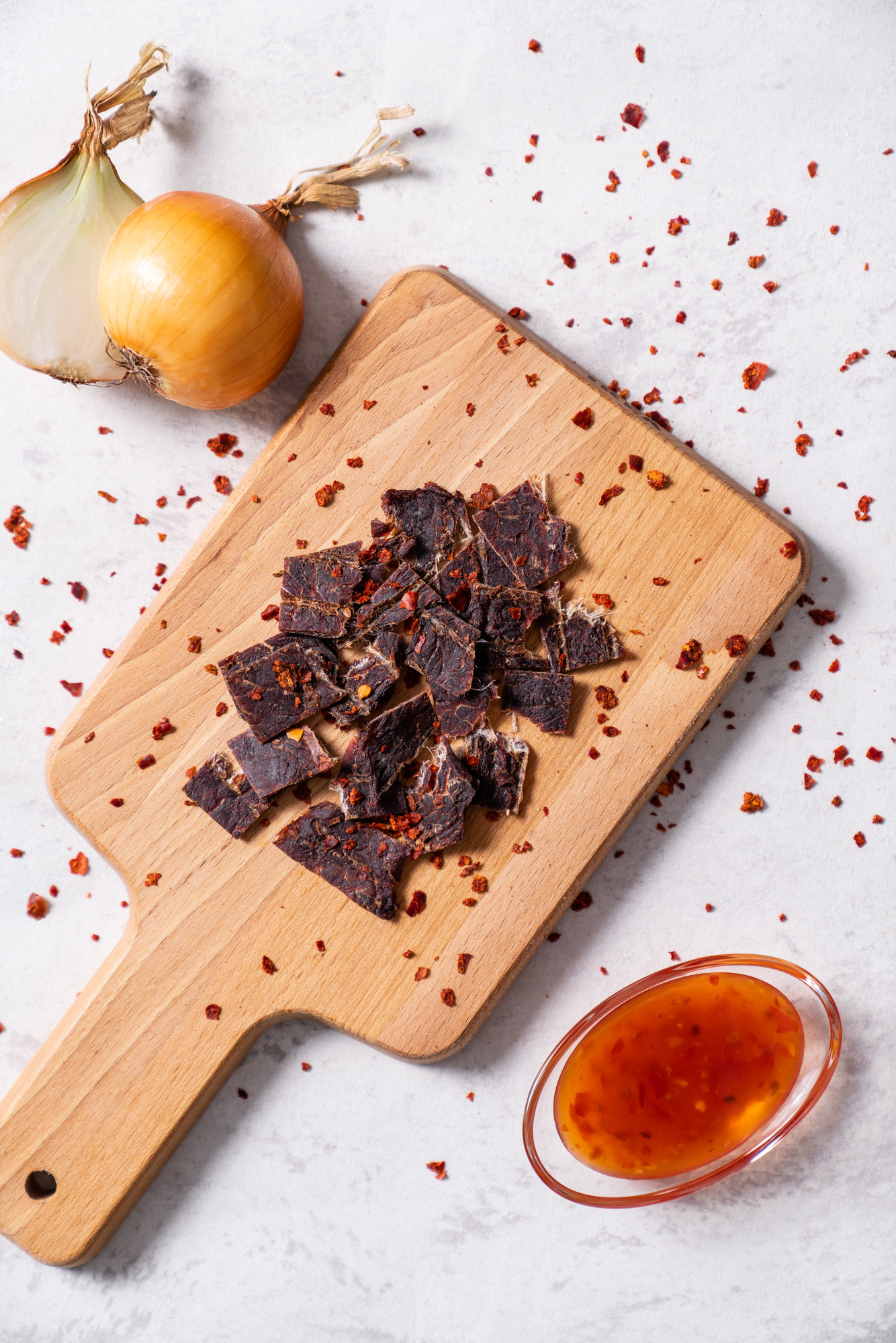 Royal Jerky Sweet & Chilli Sušené maso 5x22g Gramáž: 40 g Royal Jerky Sweet & Chilli Sušené maso 5x22g Gramáž: 40 g