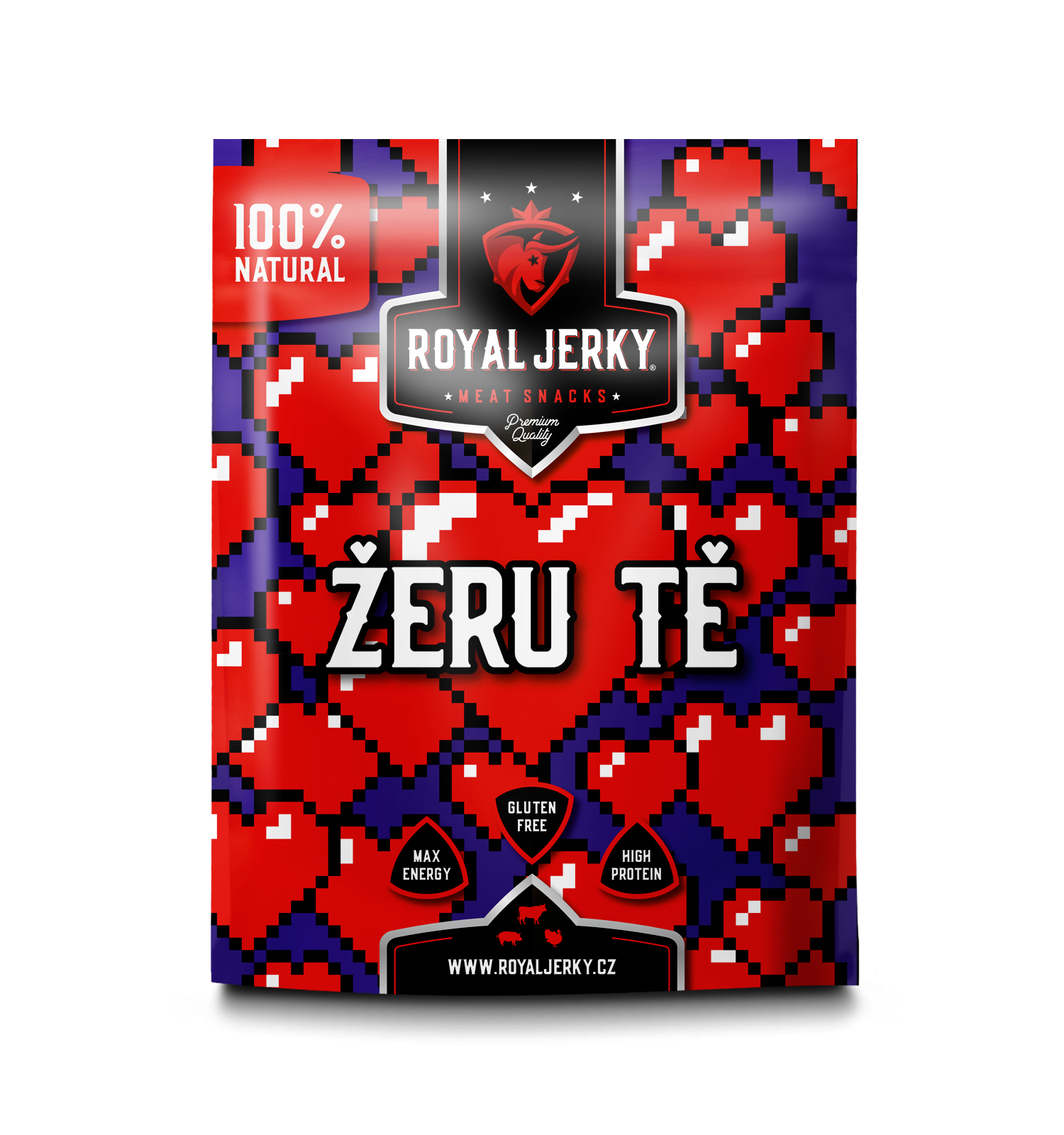 Royal Jerky Žeru tě Pack 9x jerky - Fialový Royal Jerky Žeru tě Pack 9x jerky - Fialový