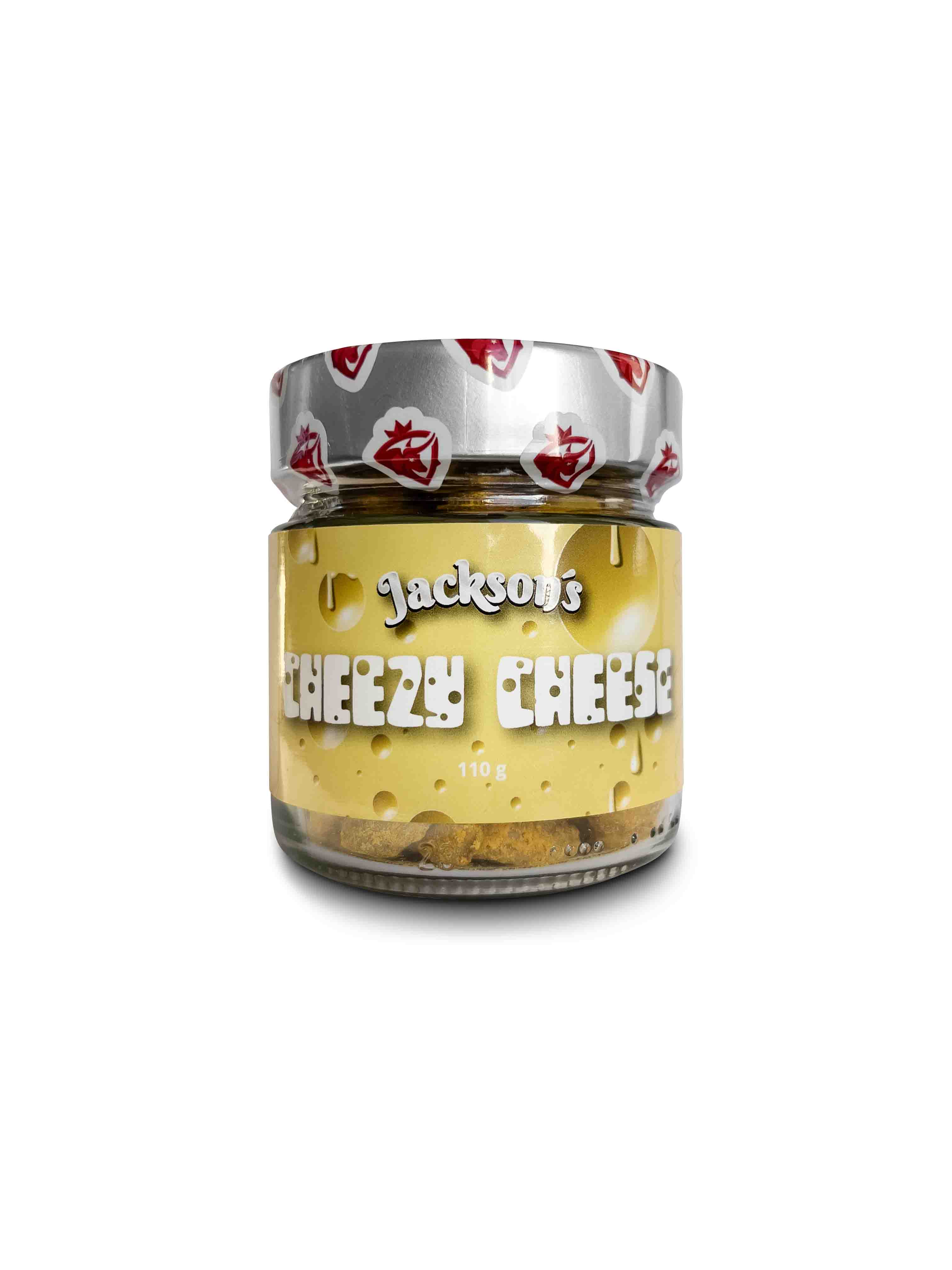 Jackson's Cheezy cheese (kešu oříšky s příchutí chedaru)