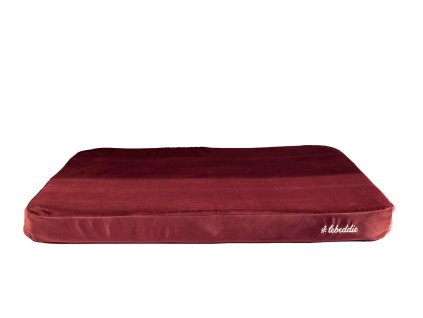 dog bed velvet wine color lebeddie S3A0632 min scaled