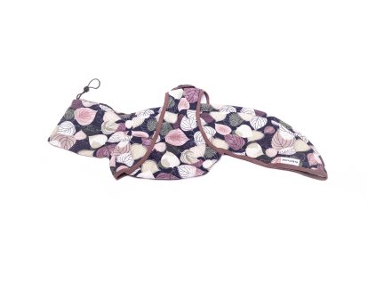 Softshellová bunda podzimní vzor na tmavém podkladu