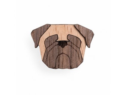 0 Pug Brooch